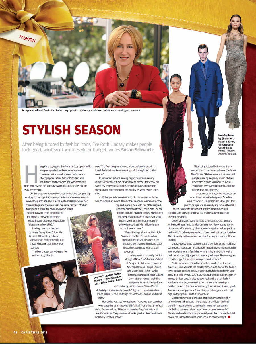 SCMP Styish Season December 2011
